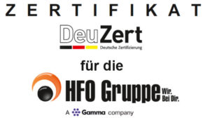 HFO ISO 27001-​Zertifizierung