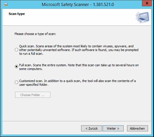 Microsoft Safety Scanner