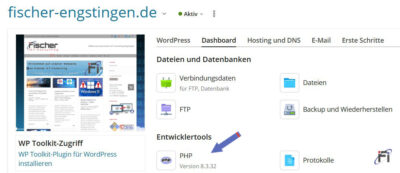 PHP-Einstellungen