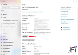 System nach Windows10 20H2 Update verschwunden