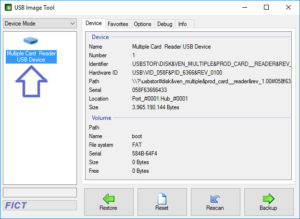 USB Image Tool - USB Device