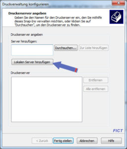 Windows Drucker kopieren - mmc Drucker hinzufuegen