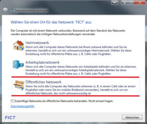 öffentliches Netzwerk